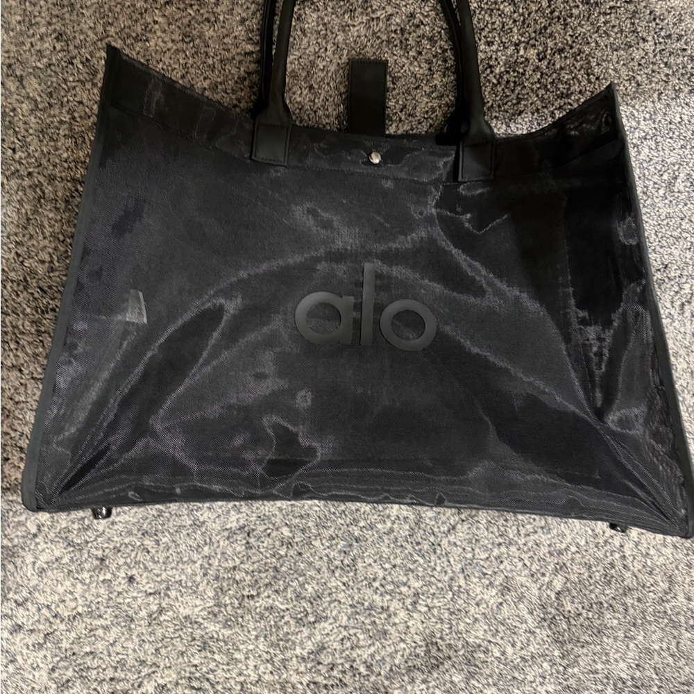 ALO Yoga Charcoal Black Tote Bag